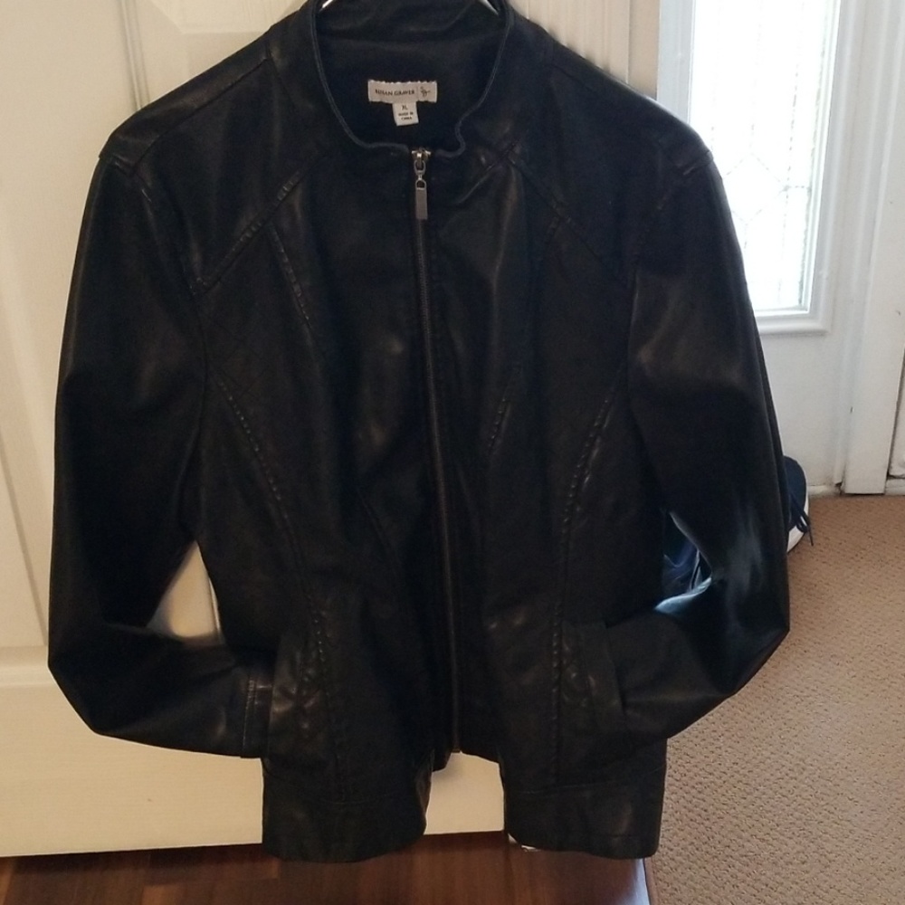 Faux leather Motorcycle Jacket